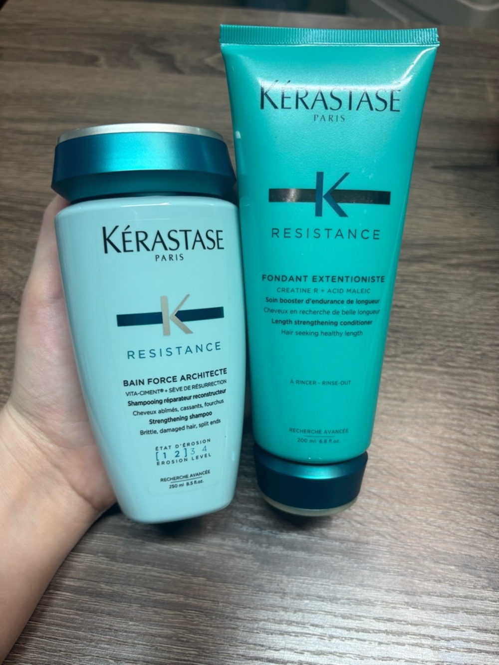 Kérastase Resistance Haircare Duo - shampoo and conditioner